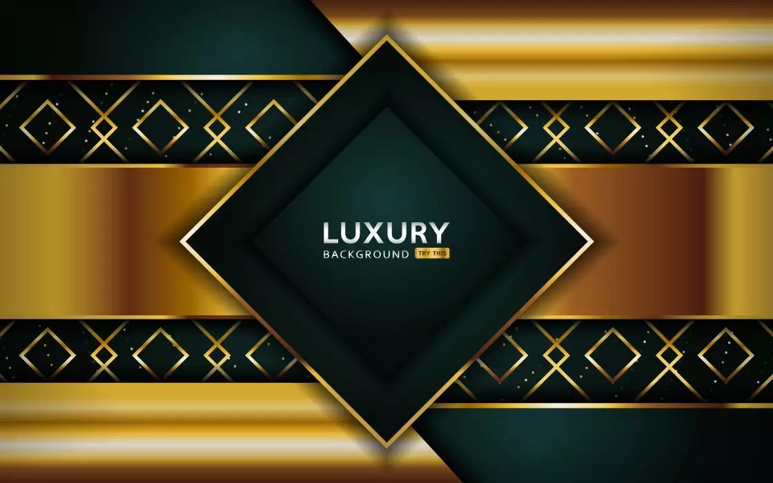 وکتور پس زمینه طلایی لوکس